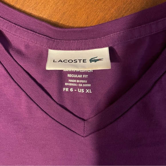 Lacoste Men’s T-shirt XLarge - Picture 7 of 9